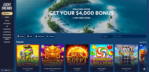 Lucky Dreams Online Casino Review