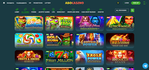 Casino Games at Abo Online Casino