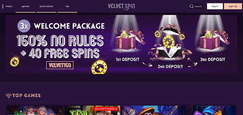 Top Velvet Spin Casino Review Australia